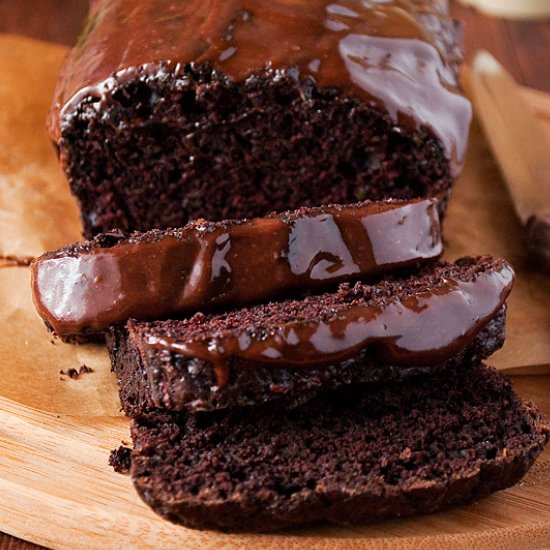 Chocolate zucchini bread - Recipe photo by wwwilovebakepl
