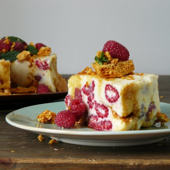 White Chocolate-Raspberry-Honeycomb - Recipe photo by Ola