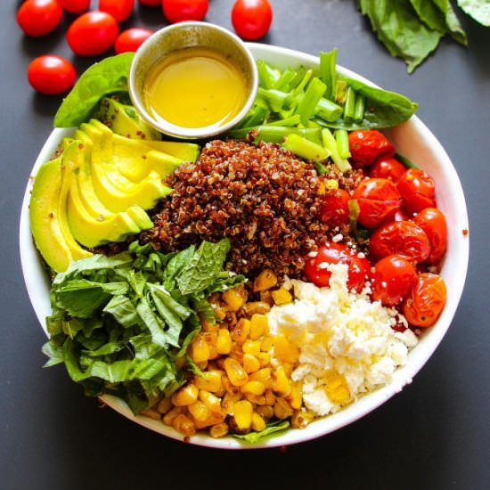 Vegetarian Quinoa Cobb Salad - Recipe photo by layersofhappiness