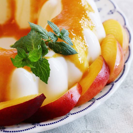 Yogurt Pudding with Fruit Compote - Recipe photo by La Mora Romagnola