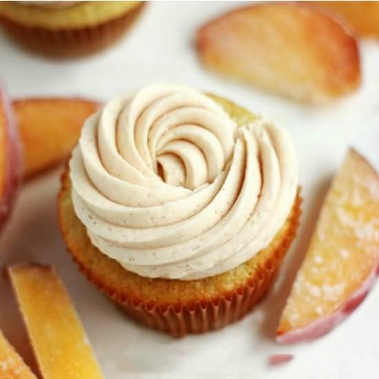 Peach Cupcakes - Recipe photo by 1SweetAppetite