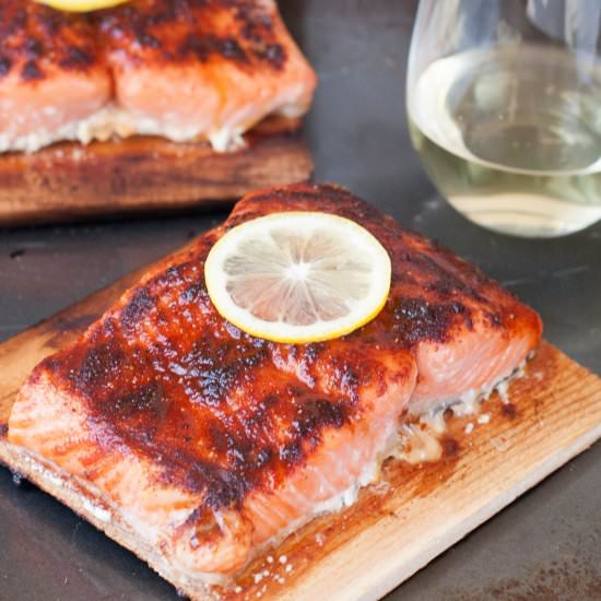 Cedar Plank Salmon - Recipe photo by GoodieGodmother