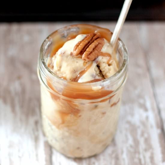 Bourbon Pecan Caramel Ice Cream - Recipe photo by GoodieGodmother