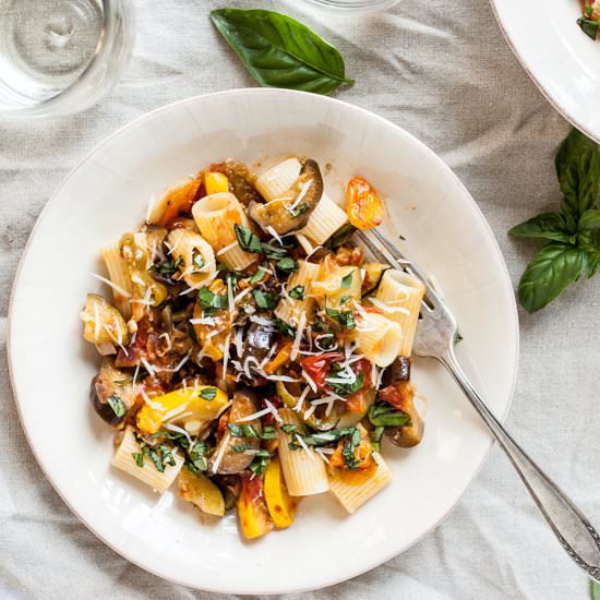 Summer Harvest Ratatouille - Recipe photo by dishing up the dirt