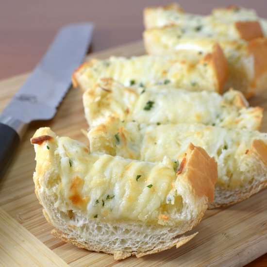Cheesy Garlic Bread - Recipe photo by For the Love of Cooking