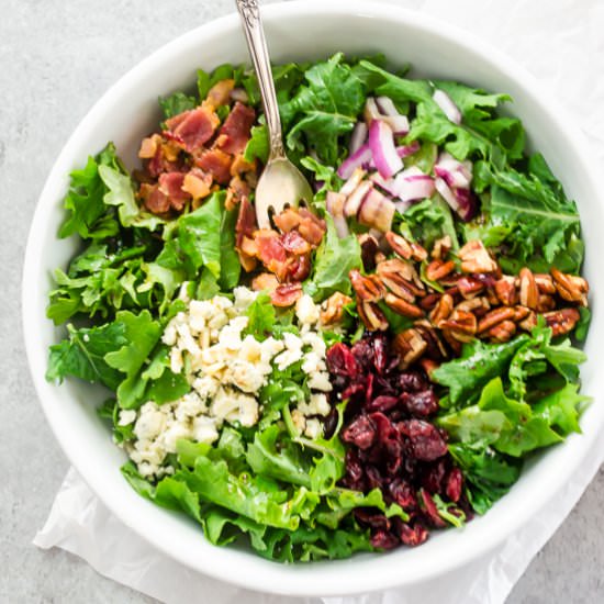 Baby Kale Salad - Recipe photo by flavorthemoments
