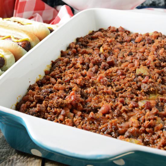 Cowboy Beans - Recipe photo by ishouldbemoppingthefloor