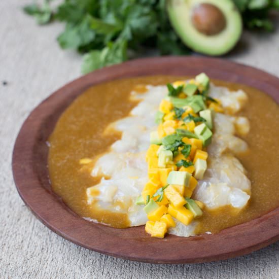 Fish Mango Tiradito - Recipe photo by Pilarh