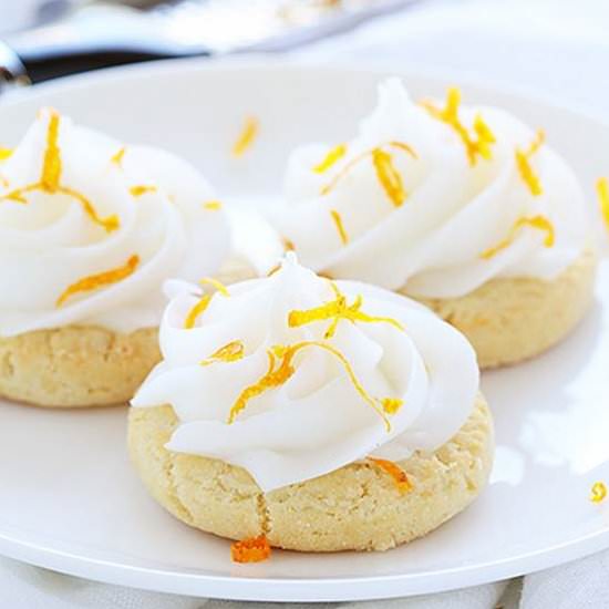 Orange Creamsicle Sugar Cookies - Recipe photo by iambaker