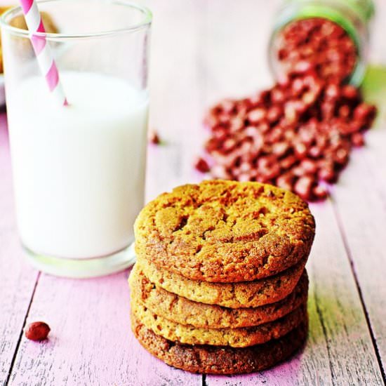 Eggless Peanut Butter Cookies - Recipe photo by the food kiosk