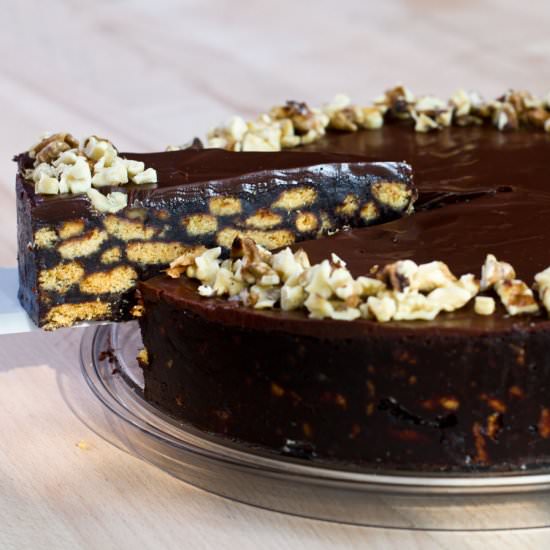 Chocolate Biscuit Cake - Recipe photo by Home Cooking Adventure