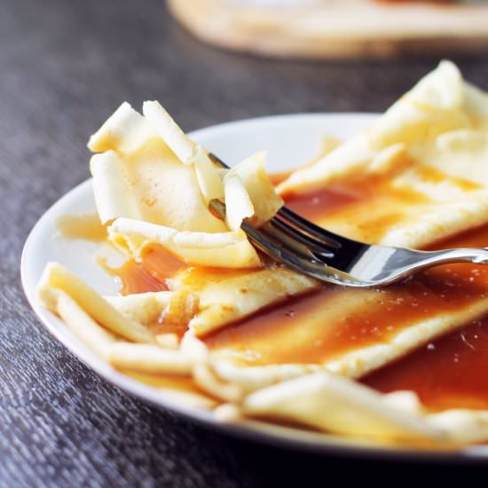 Rye Whiskey Caramel Sauce - Recipe photo by TheGourmetGourmand