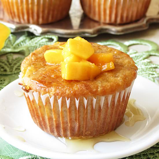 Banana Quinoa Mango Muffins - Recipe photo by ilonaspassion
