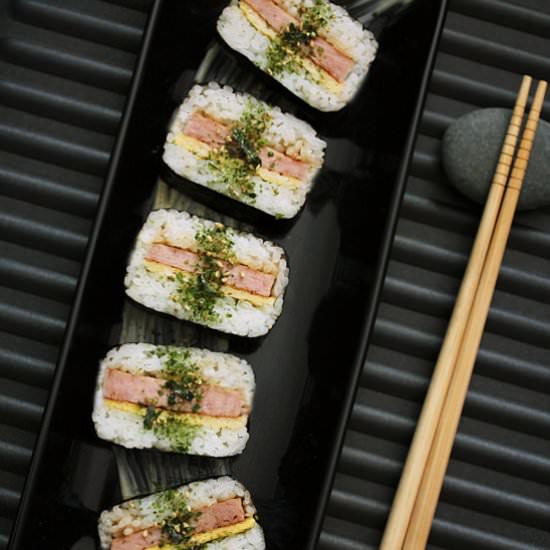 Hawaiian SPAM Musubi - Recipe photo by CookandBeMerry