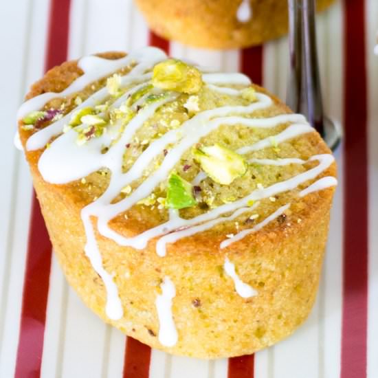 Pistachio Lime & Chili Friands - Recipe photo by JoJoNookAndCranny