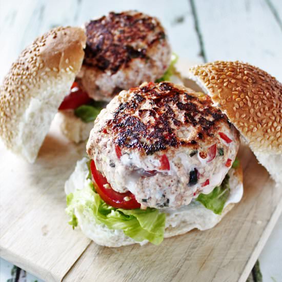 Tandoori Chicken Burgers - Recipe photo by EatDrinkCook