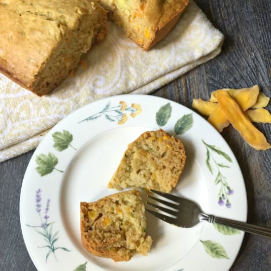 Honey Mango Zucchini Bread - Recipe photo by MyLifeCookbook