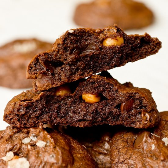 Smoked Sea Salt Chocolate Cookies - Recipe photo by KeepItSweet