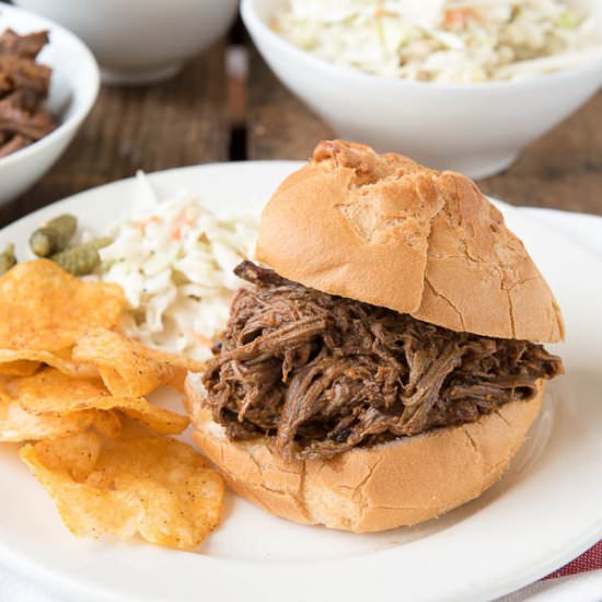 Slow Cooker BBQ Beef Sandwiches - Recipe photo by boulderlocavore