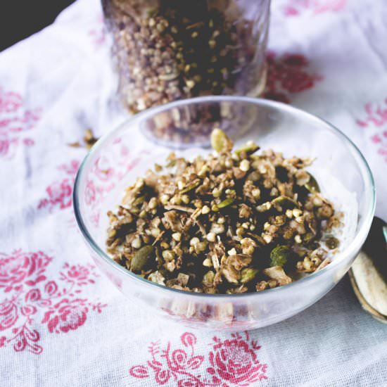 The Best Buckwheat Groats Granola - Recipe photo by soul-beet
