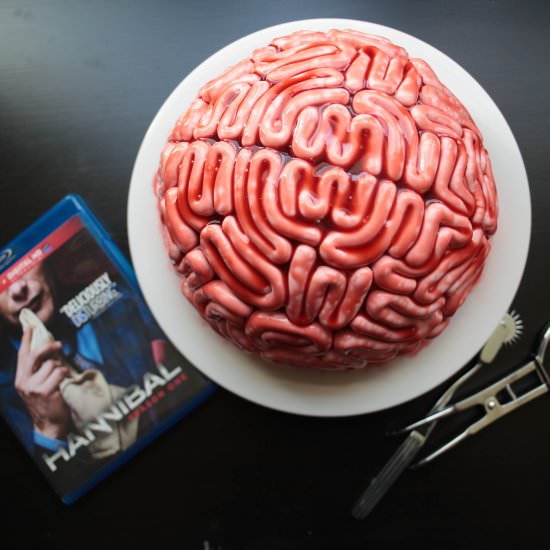 Brain Cake - Recipe photo by sugarednerd