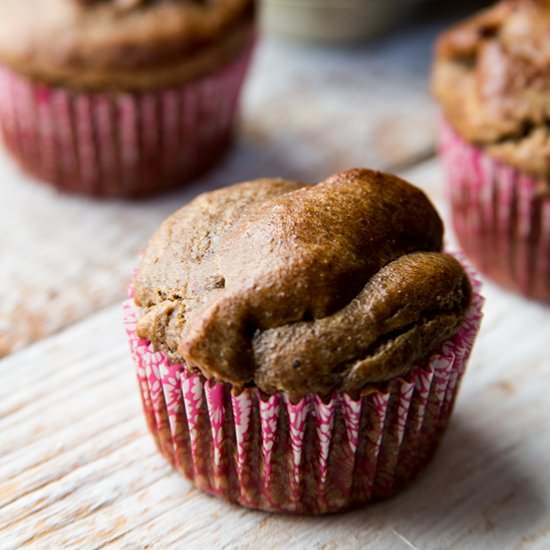 Paleo/Vegan Sunflower Banana Muffin - Recipe photo by icanteatwhat