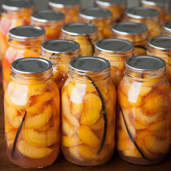 Canned Vanilla Bean Peaches - Recipe photo by selfproclaimedfoodie