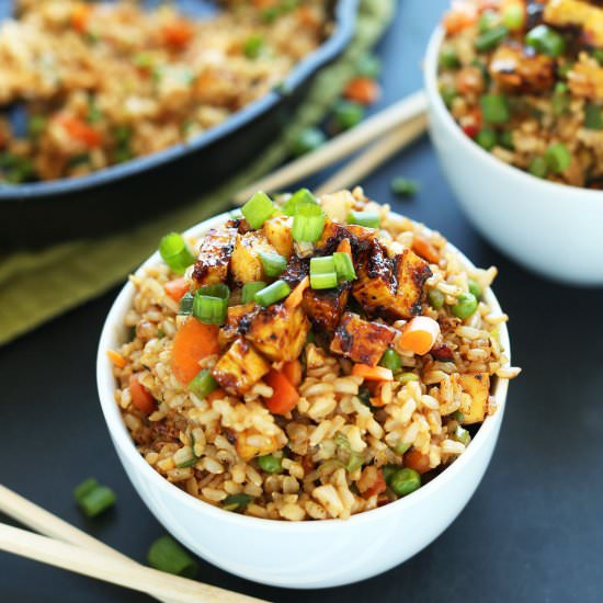 Easy Vegan Fried Rice - Recipe photo by minimalist baker
