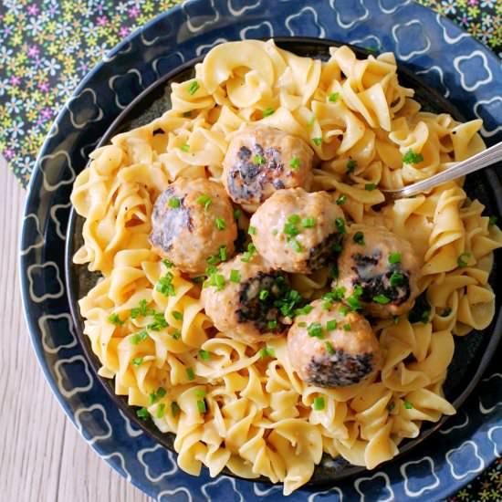 Pork Apple Meatballs - Recipe photo by foodtasticmom