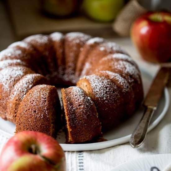 Gluten-Free Applesauce Bundt Cake - Recipe photo by healthy seasonal recipes