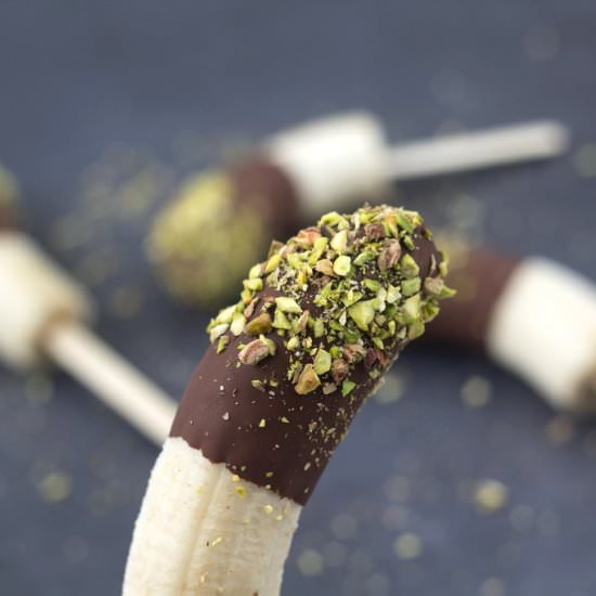 Healthy Banana Popsicles - Recipe photo by Louisesmadblog