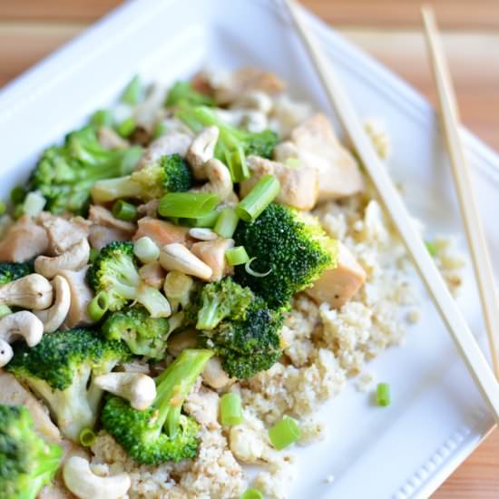 15-Min Chicken & Broccoli Stir Fry - Recipe photo by Real Food Whole Life