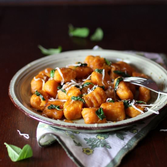 Sweet Potato Gnocchi - Recipe photo by kiwicook