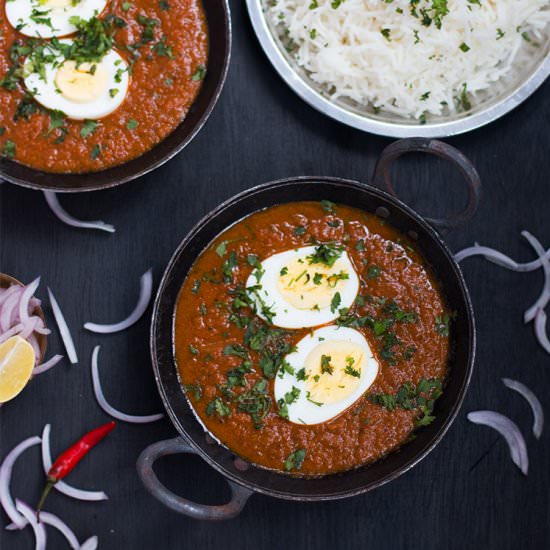 Quick Egg Curry Recipe - Recipe photo by myfoodstory