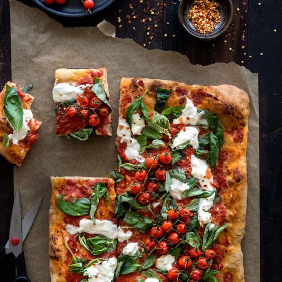 Roman-Style Pizza - Recipe photo by wild greens