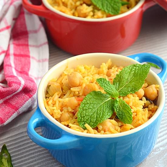 Chickpea Pulao - Recipe photo by Rosh193