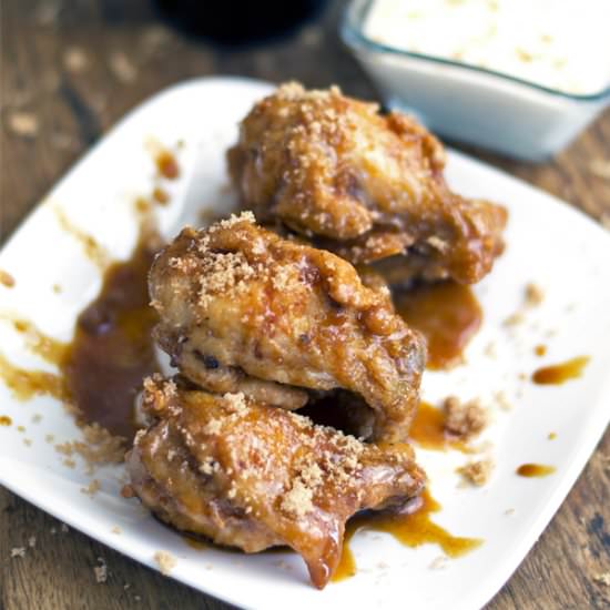 Brown Sugar Molasses Chicken Wings - Recipe photo by cookingdivine