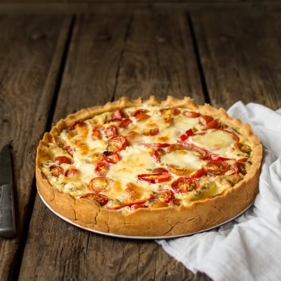 Gluten Free Cherry Tomato Tart - Recipe photo by veselina zheleva