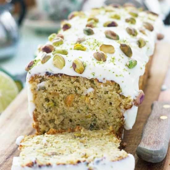Pistachio, Lime & Zucchini Loaf - Recipe photo by scrummy2610
