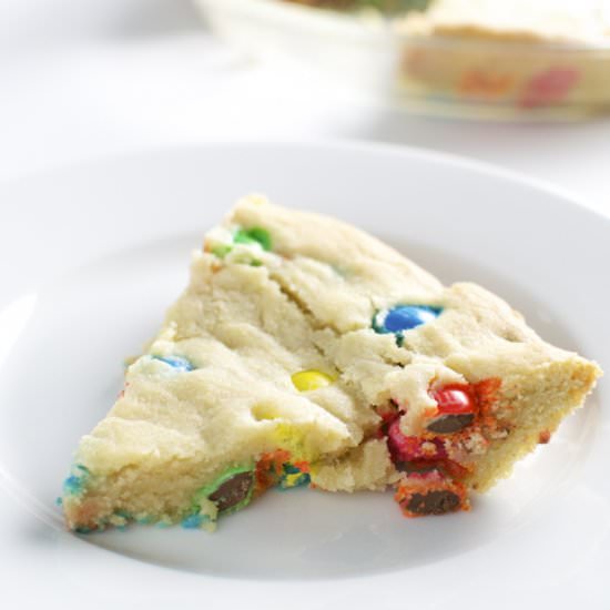 M&M Cookie Cake - Recipe photo by Stuck on Sweet