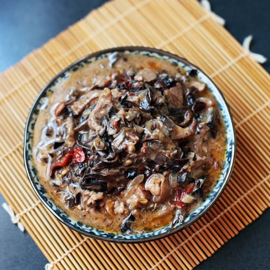 Ginataang Puso ng Saging - Recipe photo by rsmacaalay