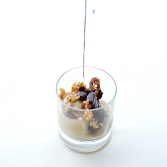 Banana, Pecan & Buckwheat Sundae - Recipe photo by edibleimagination