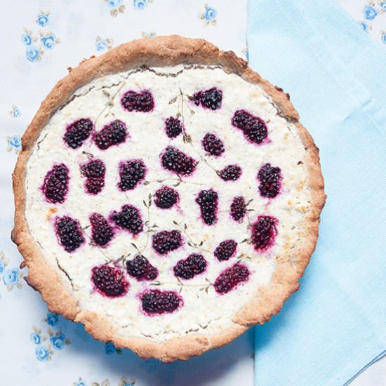 Blackberries and Sheep’s Curd Tart - Recipe photo by Roht