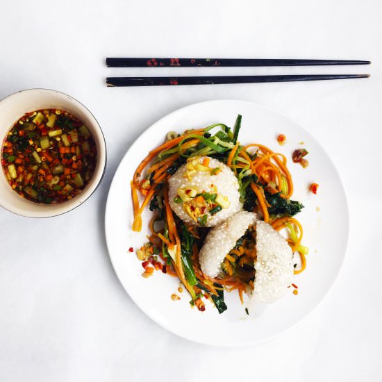 Thai Tapioca Pearl Dumplings - Recipe photo by greensofthestoneage