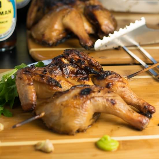 Asian Brined Cornish Hen - Recipe photo by Fox Valley Foodie