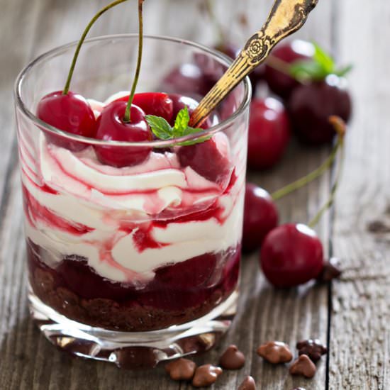 Cherry Chocolate Cheesecake - Recipe photo by carrieleber