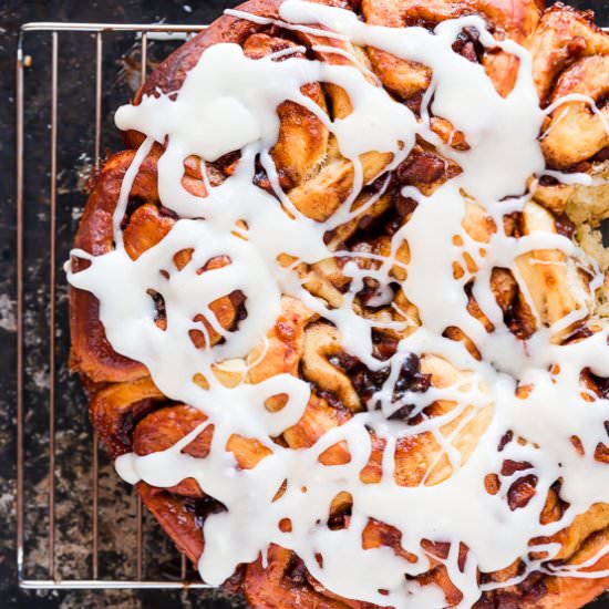 Apple & Jack Daniels Cinnamon Rolls - Recipe photo by thebrewerandthebaker