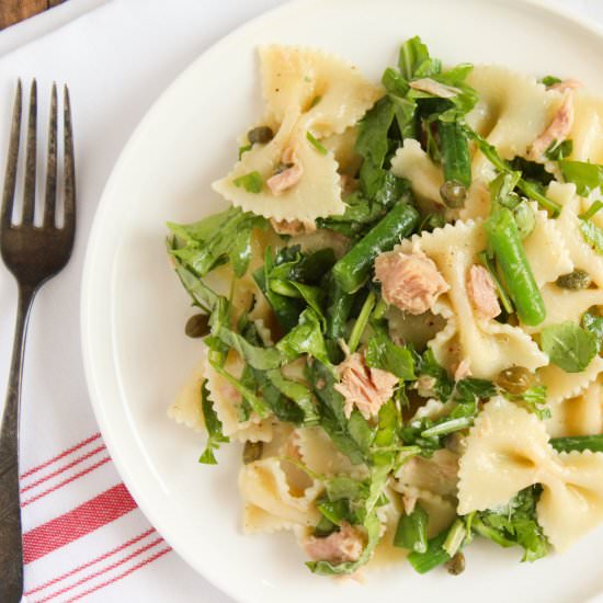 Tuna Arugula Pasta Salad - Recipe photo by Valeries Keepers