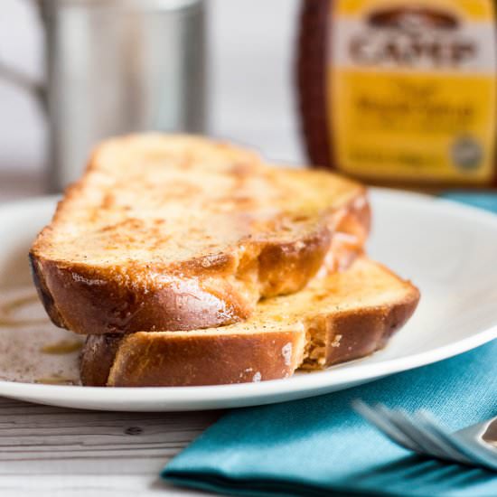 Challah French Toast - Recipe photo by My Three Seasons