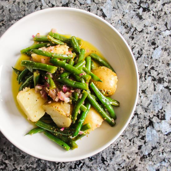 French Green Bean and Potato Salad - Recipe photo by Lisa G Cooks